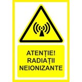 Placuta atentie radiatii neionizante